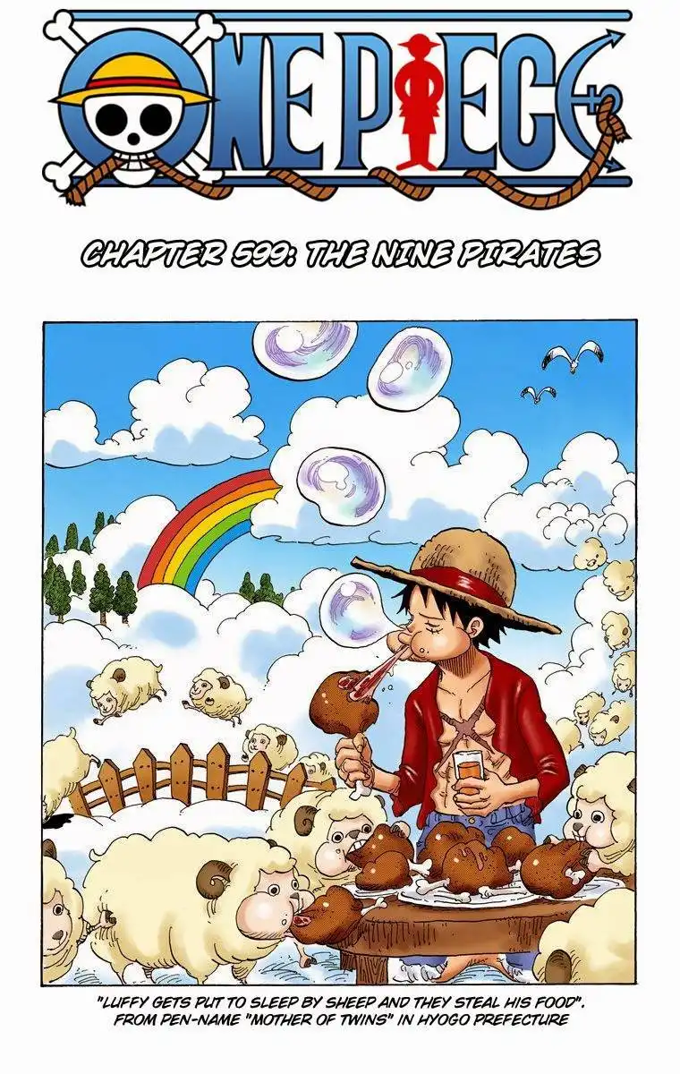 One Piece - Digital Colored Comics Chapter 599 2